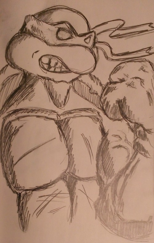 Ninja Turtle - Sketch - Pencil